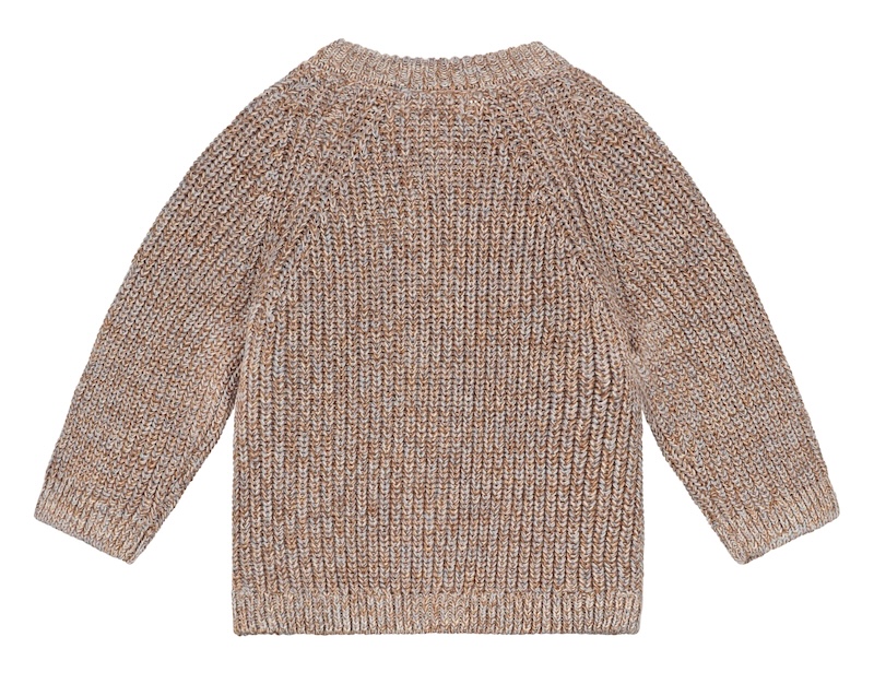 Babyface Tiny Story Cardigan Strickjacke in Beige Braun Melange