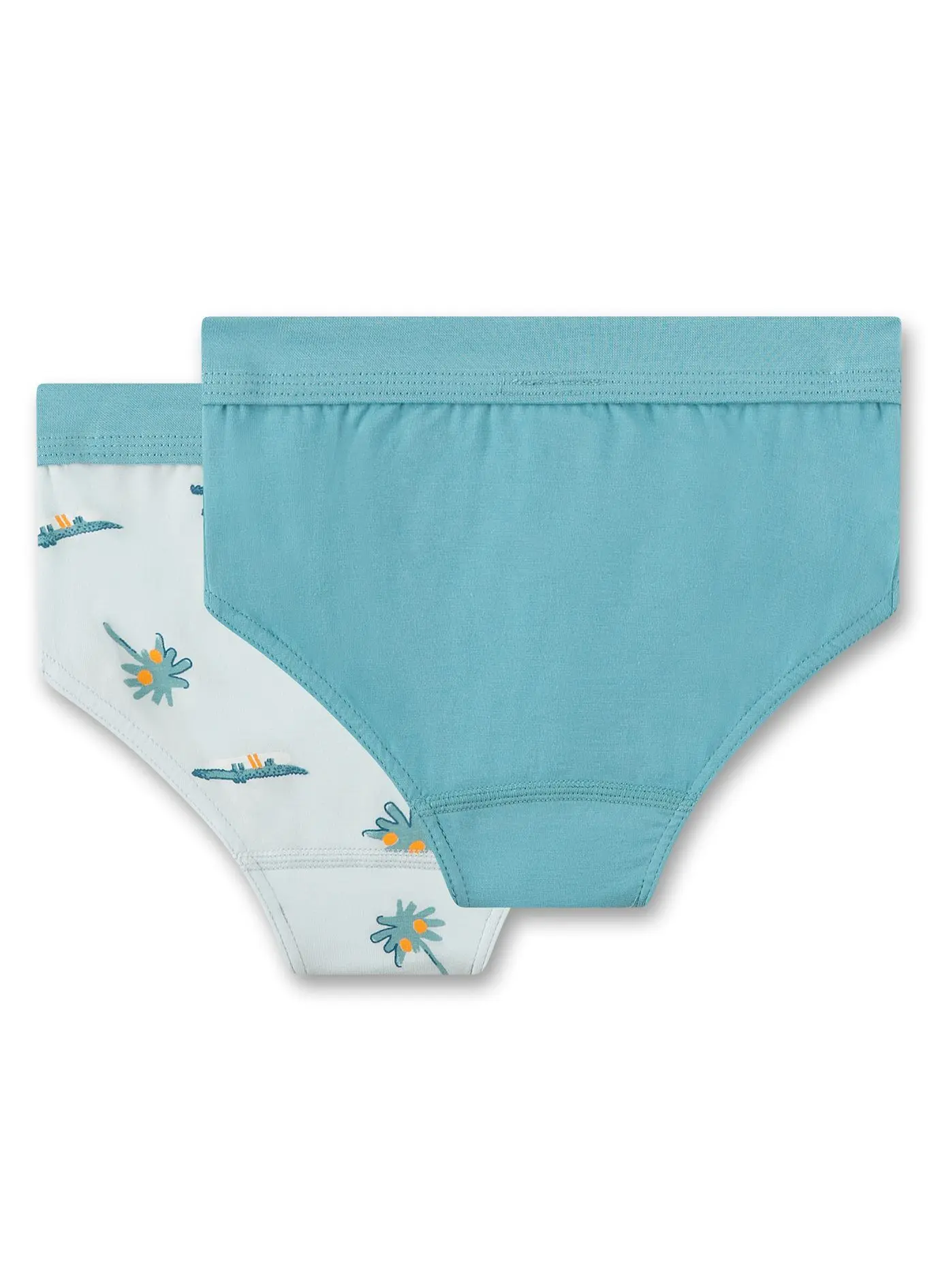 Sanetta Jungs Unterhosen/Slips 2er Set - Hellblau & Krokodil Sanetta Jungs Unterhosen/Slips 2er Set - Hellblau & Krokodil