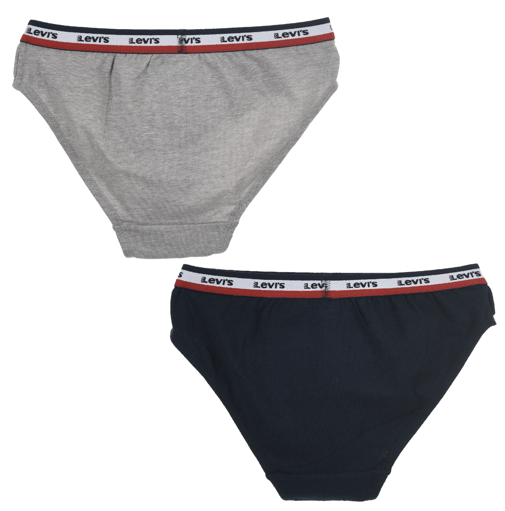 Levi's Mädchen Sportswear Elastische Unterhosen 2er-Set - Dunkelblau/Grau Levi's Mädchen Sportswear Elastische Unterhosen 2er-Set - Dunkelblau/Grau