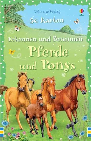 Ponyyyyys Usborne 50 Karten - Erkennen und Benennen - Pferde und Ponys