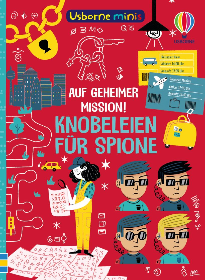 Usborne Minis - Auf geheimer Mission! Knobeleien für Spione Usborne Minis - Auf geheimer Mission! Knobeleien für Spione