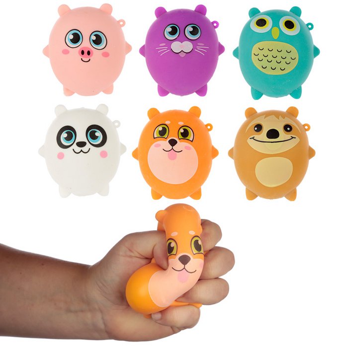 Stressbälle - Squeezy Stretchy Zootiere - Farbauswahl