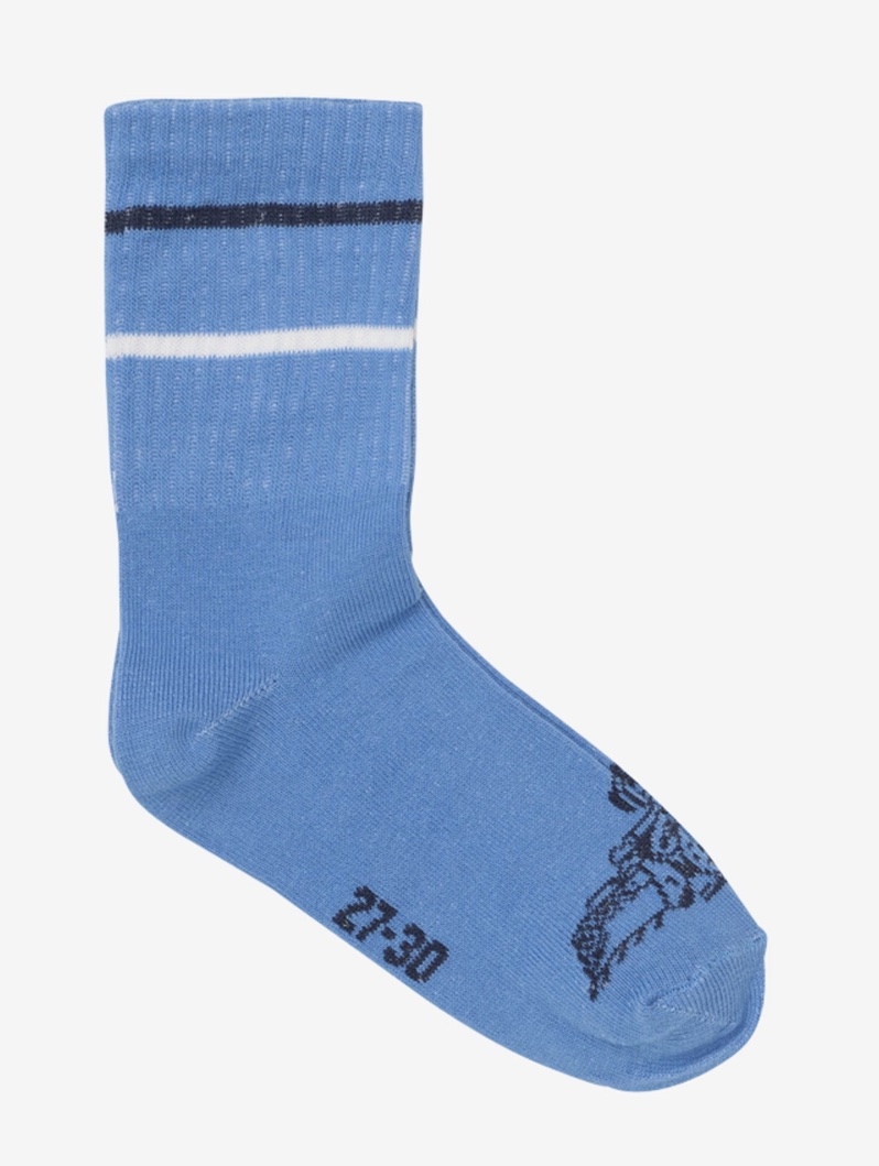Minymo 3er Pack Socken in Grün und Blau mit Fußbälle & Smileys