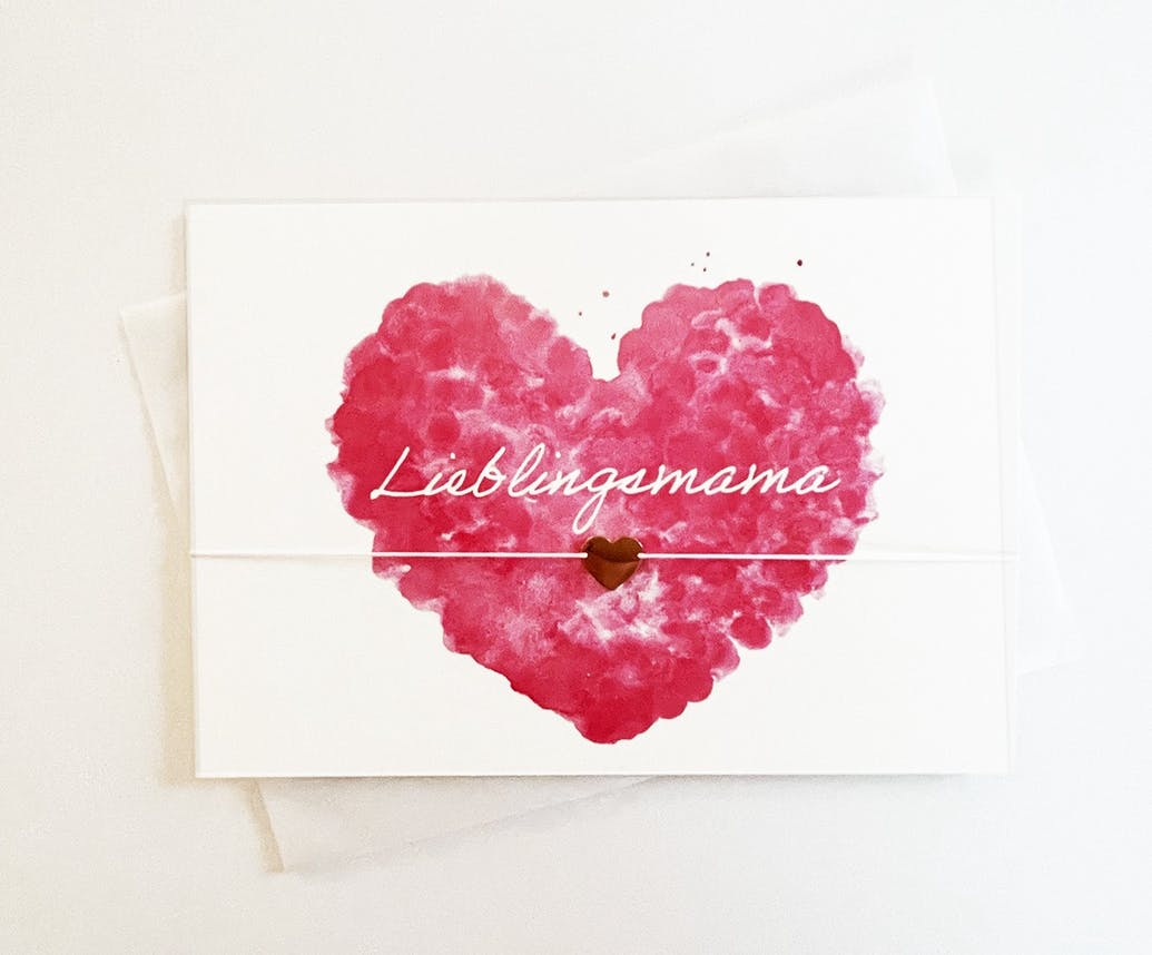 By Vivi Schmuck Postkarte - Lieblingsmama