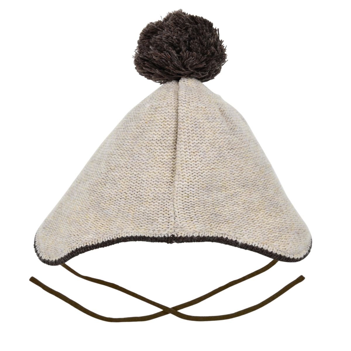 Bondi Baby Strickmütze in Beige Braun Hirsch