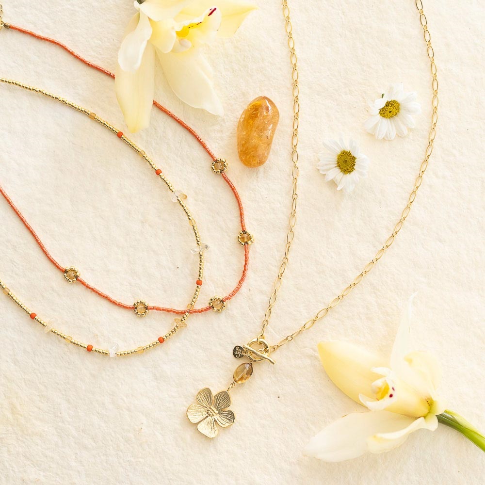 A Beautiful Story Believing Citrine Halskette