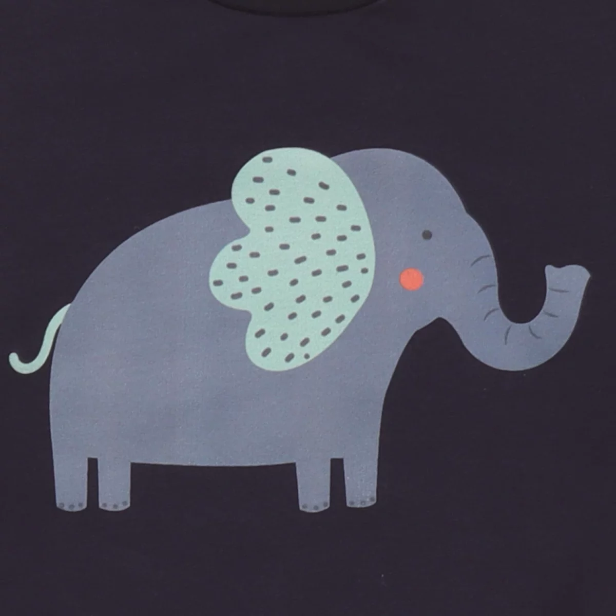 Walkiddy Baby Sweatshirt Safari in Navy - Elefant