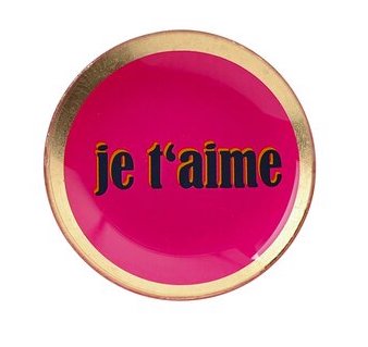 GIFTcompany Glasteller Klein & Rund - Je t'aime GIFTcompany Glasteller Klein & Rund - Je t'aime