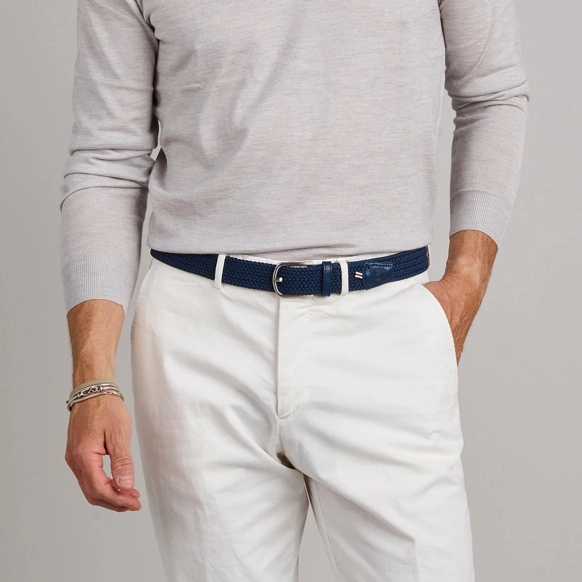 La Boucle Miami MONO Dark Blue Stretch Gürtel Dunkelblau