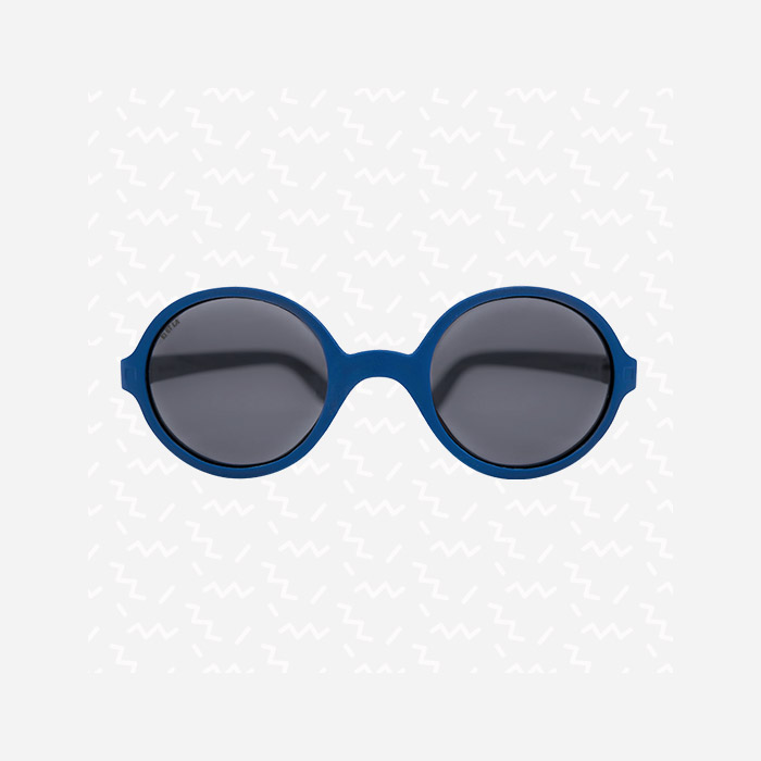 KiETLA Kleinkind Sonnenbrille ROZZ (UV-Schutz 3) mit Denim Blau Rahmen