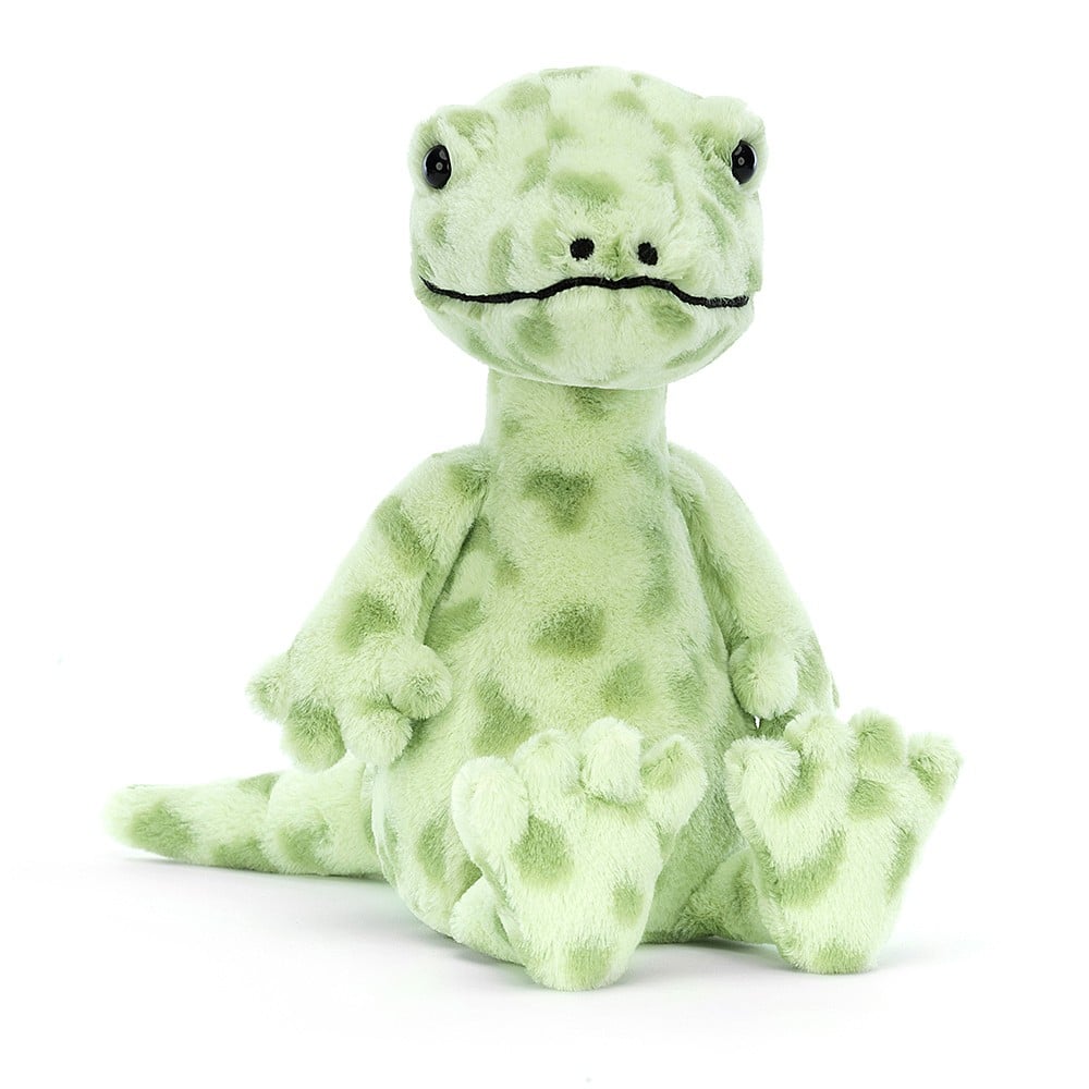 GUN3G Jellycat Gunner Geko Stofftier in Grün