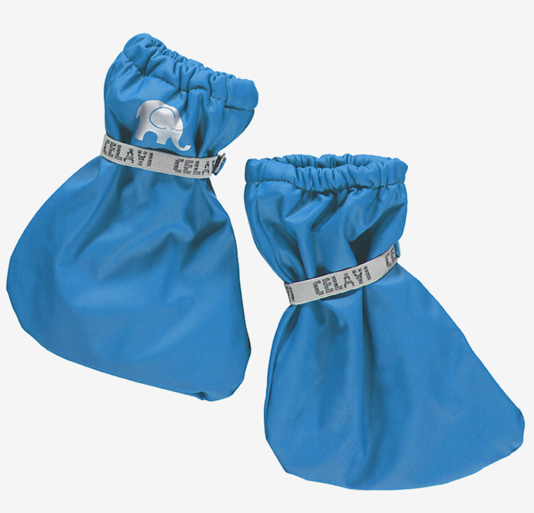 CeLaVi Buddel-Füßlinge für Kleinkinder wasserdicht + gefüttert - Cobalt Blau