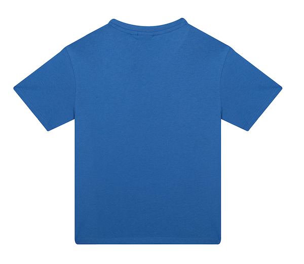 Someone Celine Awesome Kurzarm T-Shirt in Kobalt Balu - Orange