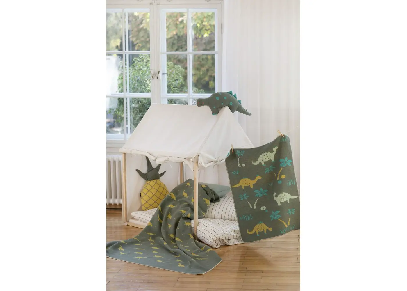 David Fussenegger Juwel Babydecke JUWEL Baby- und Kinderdecke Dinos