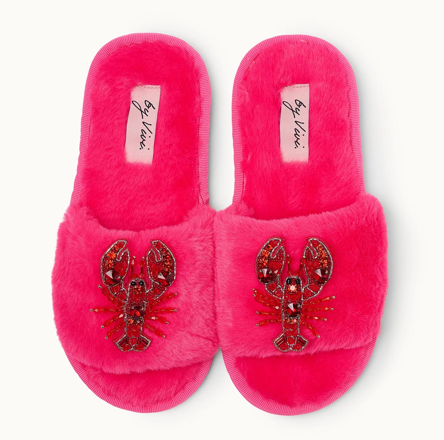 By Vivi Plüsch Slipper in Neon Pink By Vivi Plüsch Slipper in Neon Pink