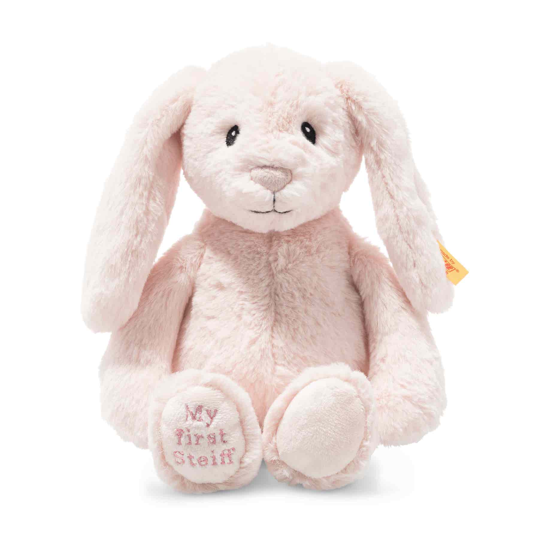 Steiff Kuscheltier Soft Cuddly Friends - My first Steiff Hoppie Hase 26cm in Rosa