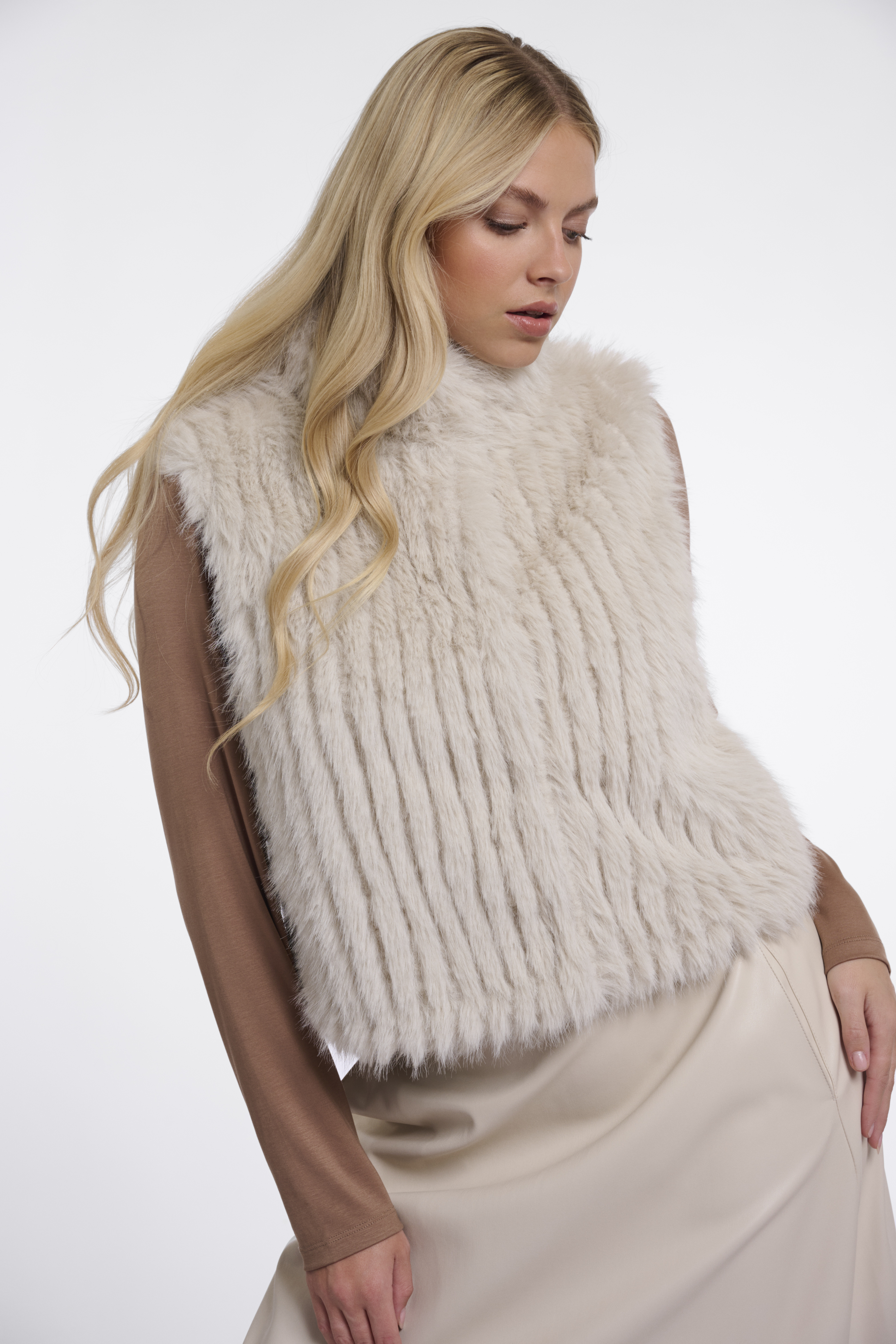 Rino & Pelle Dava Soft-Touch-Weste mit Verschluss - Birch