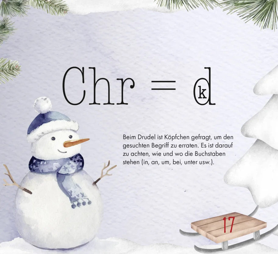 Adventskalender 24 x ultimativer Rätselspaß für den Advent Adventskalender 24 x ultimativer Rätselspaß für den Advent