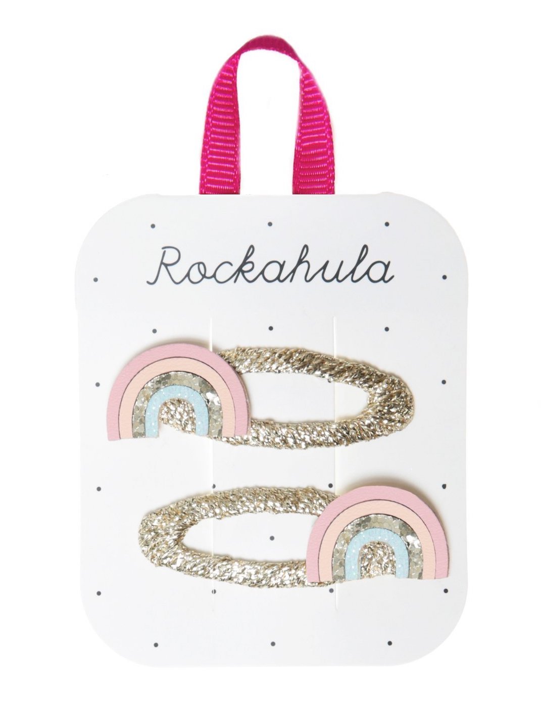 Rockahula Haarspangen Set- Shimmer Rainbow Clips - Glitzer Regenbogen
