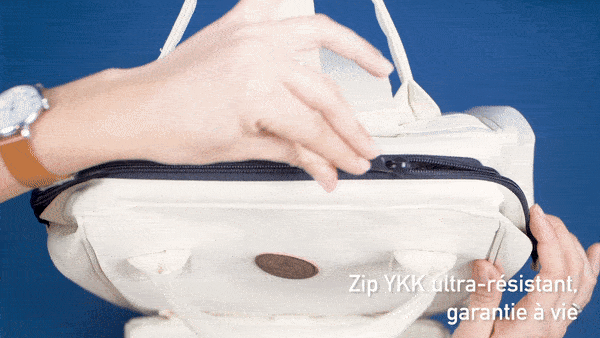 Zip Cabaia Rucksack Medium Reykjavik mit Laptop-Fach in navy
