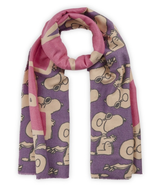 Codello Peanuts Weicher Schaal mit Allover Snoopy Motiv