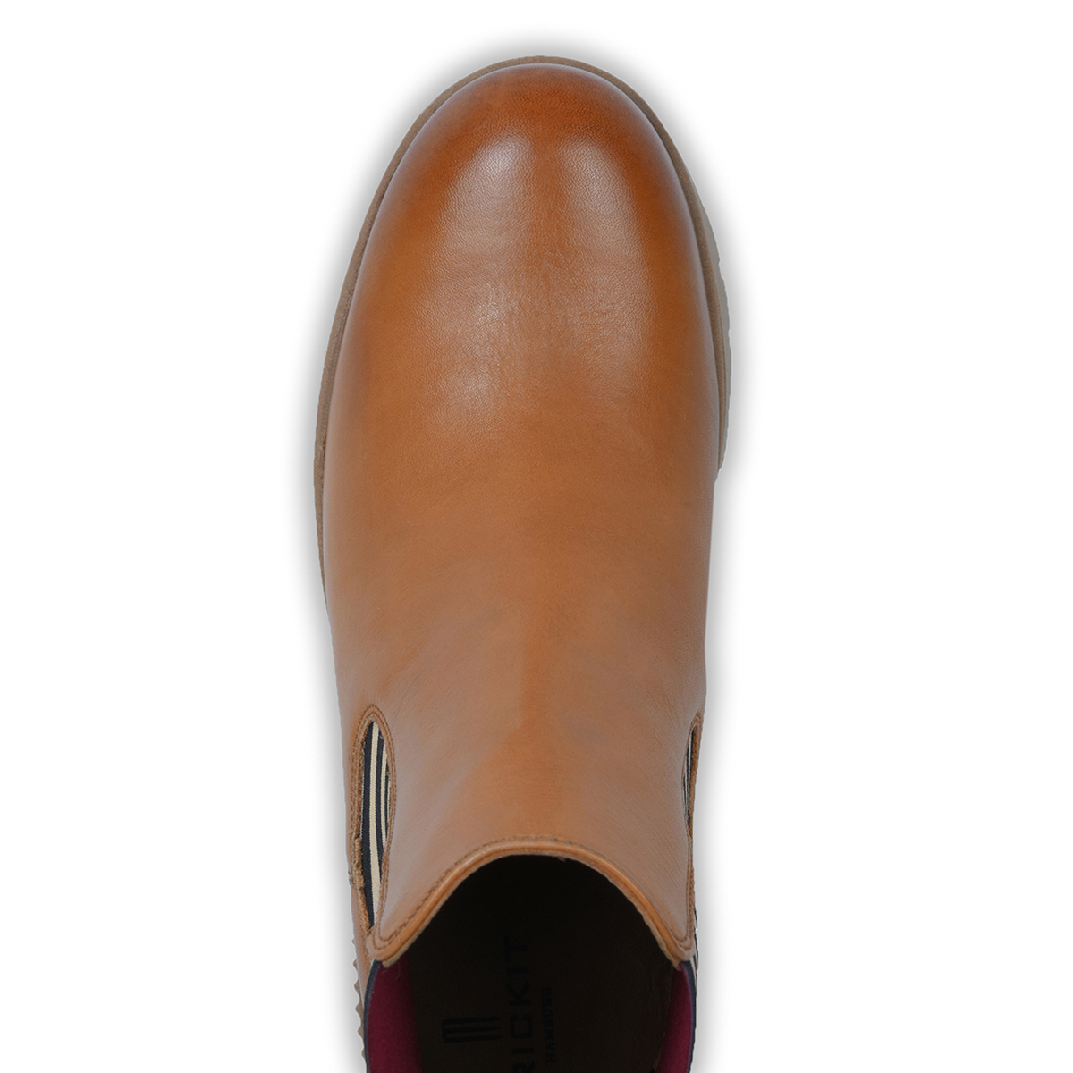 Crickit Stiefel NAELLE in Cognac mit Streifen und kleinem Herzchen - SALE