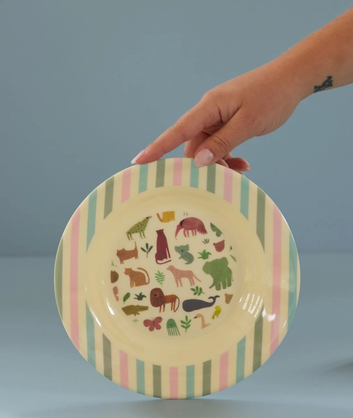 LE_KIBOW-SWJUNTOTO_1_1800x1800-Kopie RICE Melamin Kinderschüssel - Mehrfarbig - Sweet Jungle Print - Wilde Tiere