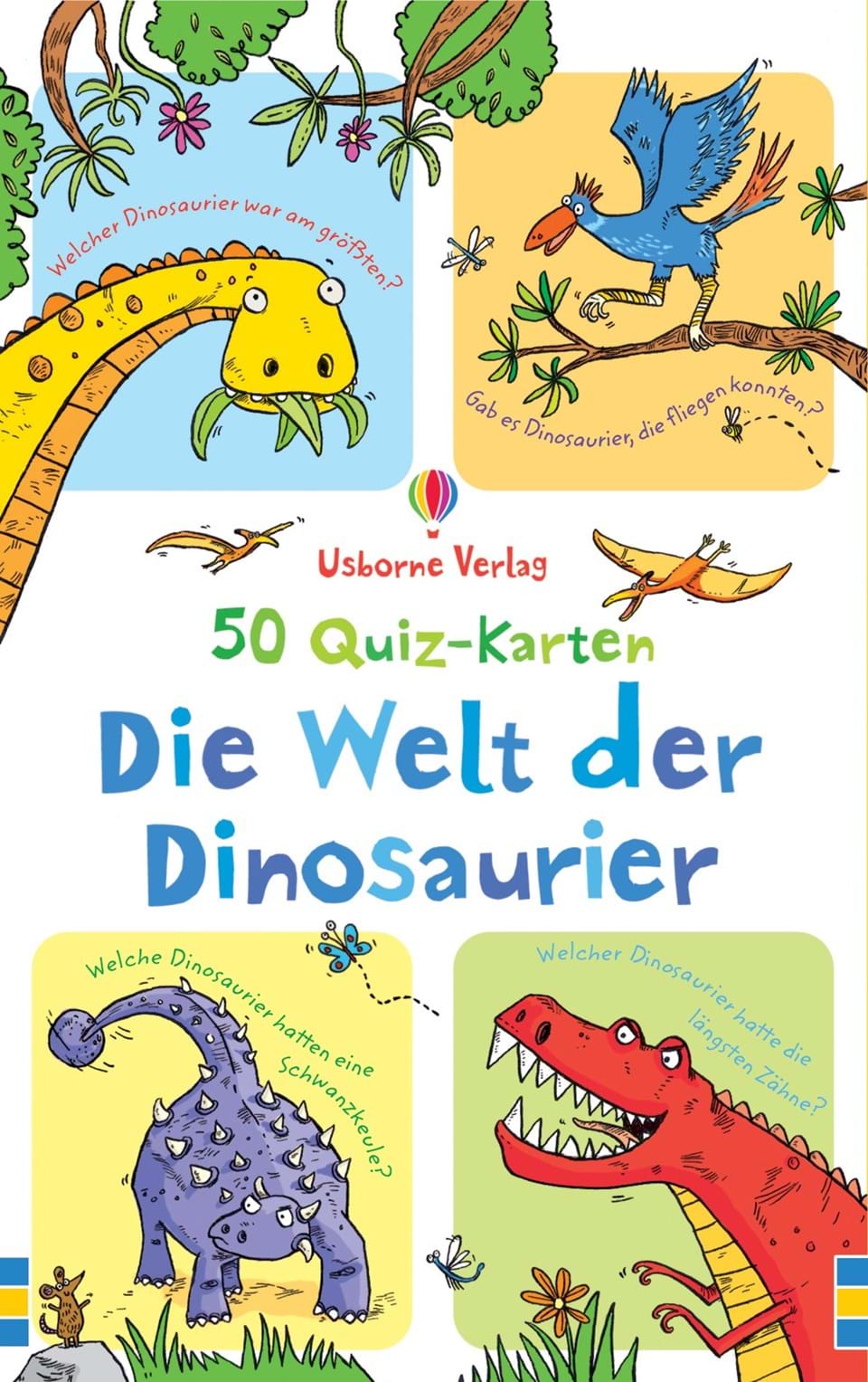 Usborne 50 Quiz Karten: Die Welt der Dinosaurier