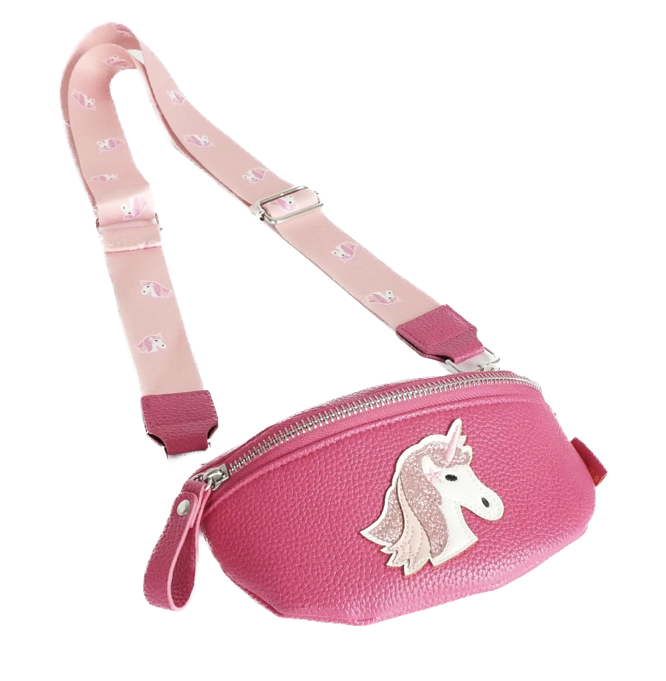 KisMe Crossbody Tasche Sidebag - Einhorn - Pink mit Einhorn Band KisMe Crossbody Tasche Sidebag - Einhorn - Pink mit Einhorn Band