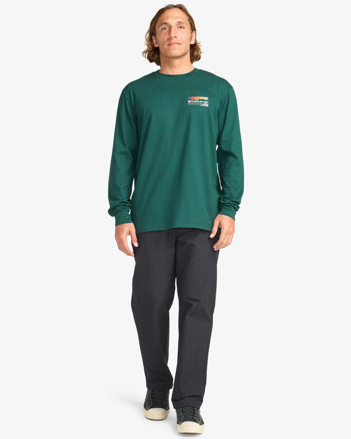 Billabong Range - Langarm Shirt für Männer in Pine Grün