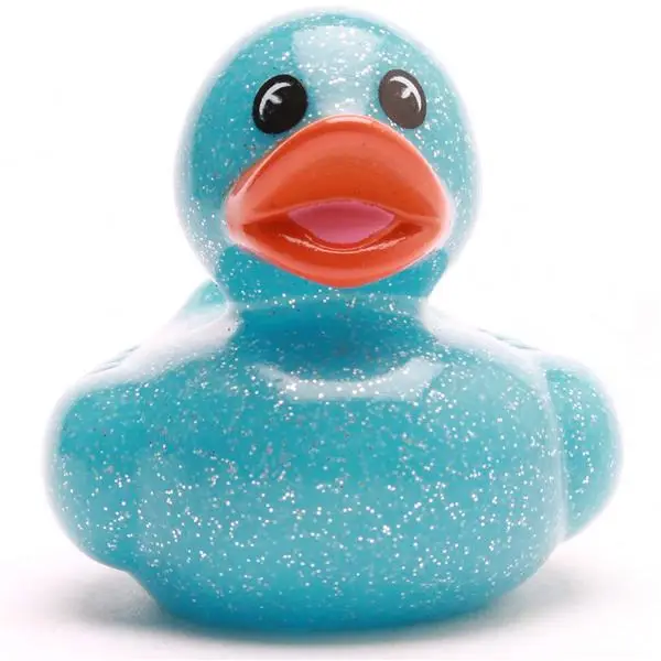 Lanco Duck - Glitzer Quietscheente - blau Lanco Duck - Glitzer Quietscheente - blau