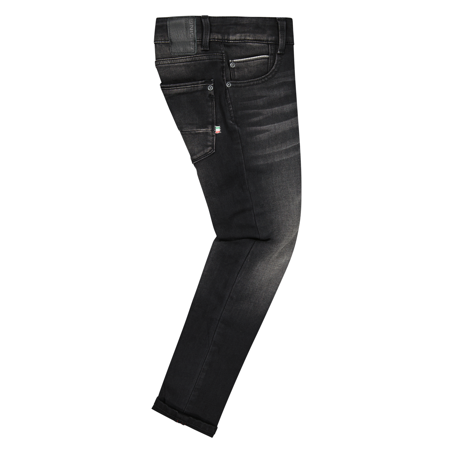 Vingino Jeans Amos Skinny Fit Super Soft Denim Hose in Schwarz