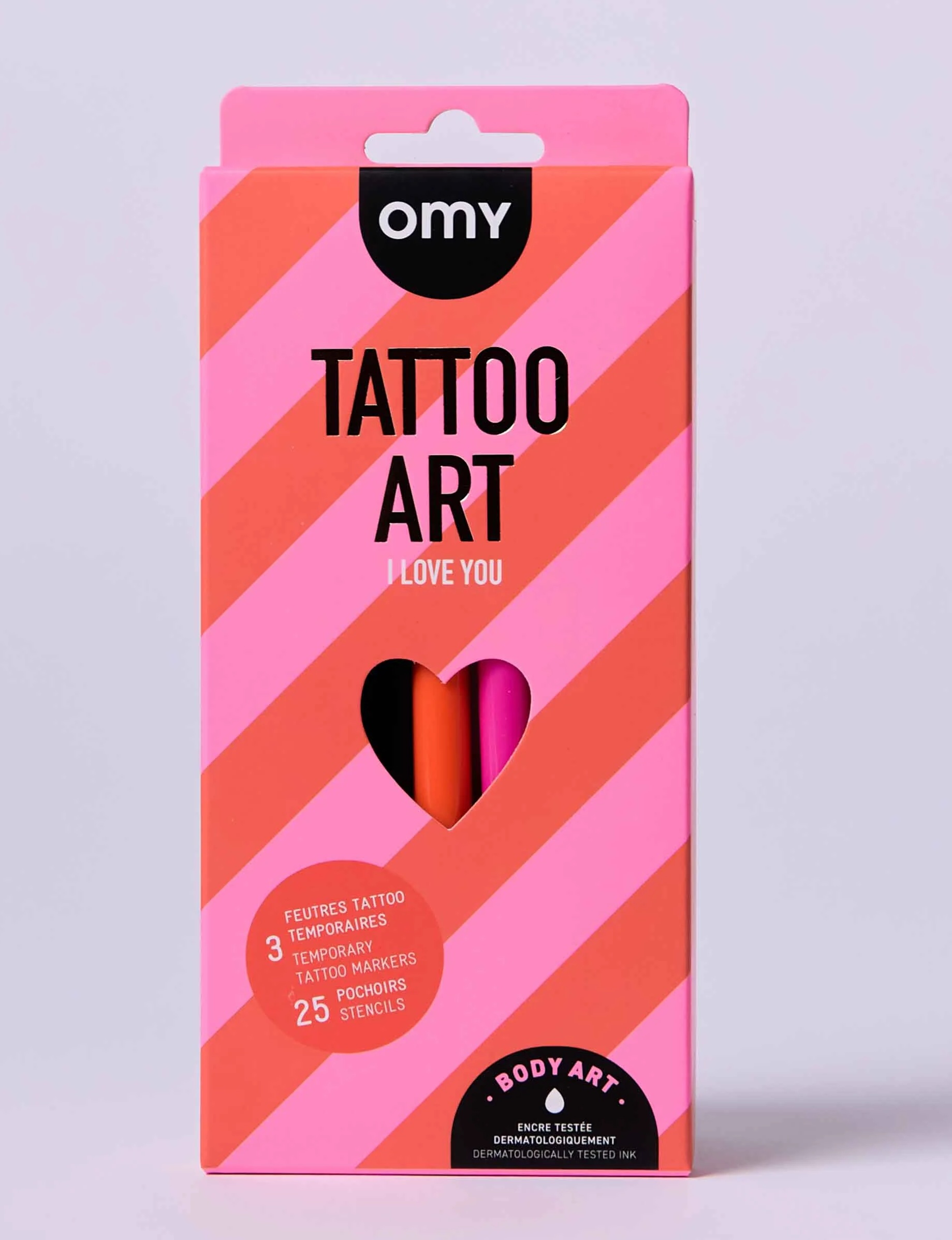 OMY Rock Club Tattoo Art - Tattoo Stifte Set - I Love You OMY Rock Club Tattoo Art - Tattoo Stifte Set - I Love You