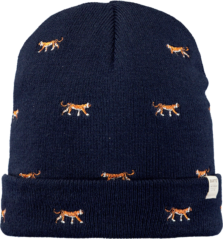 4092_Vinson-Beanie-Kids_038uI1jIyyhzvpW Barts Kids Vinson Beanie Mütze Navy mit allover Tiger