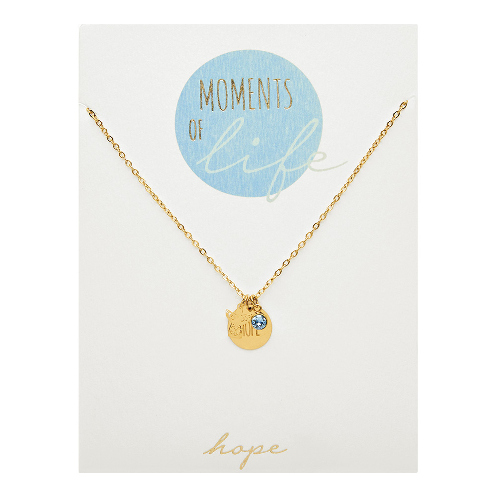 606423-Hope-Gold Moments of Life Halskette - Hope - Vergoldet