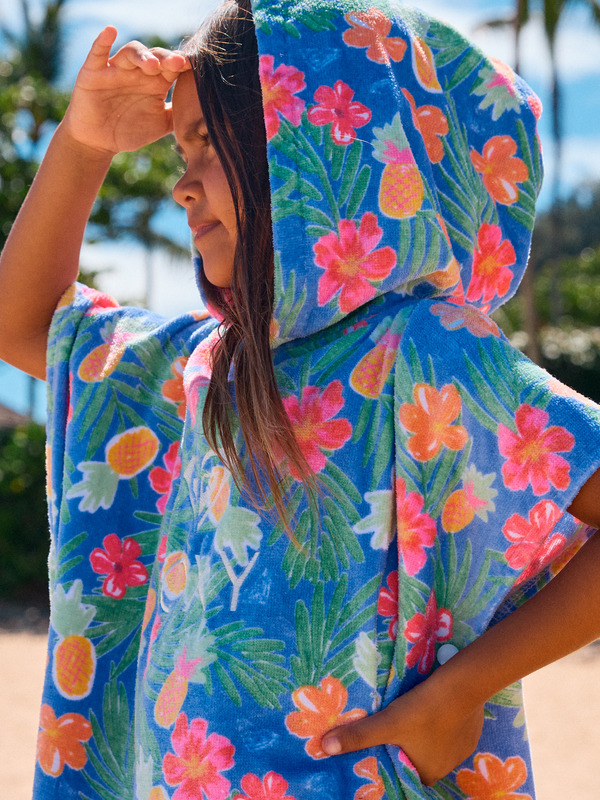 Roxy Kids Stay Magical Poncho Handtuch mit Tropischen Blumen