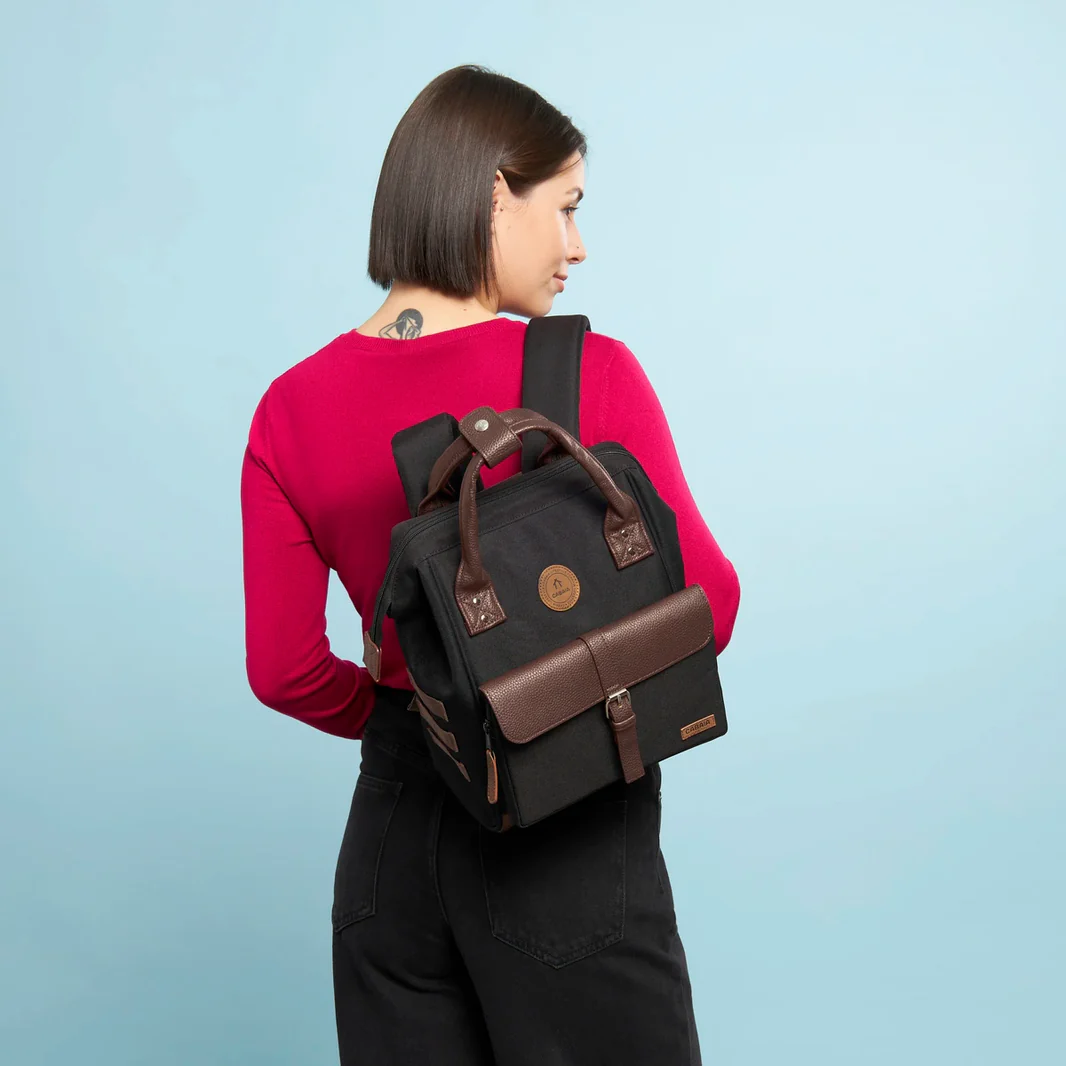 Cabaia Rucksack MANAGUA Small mit Laptop-Fach - Schwarz