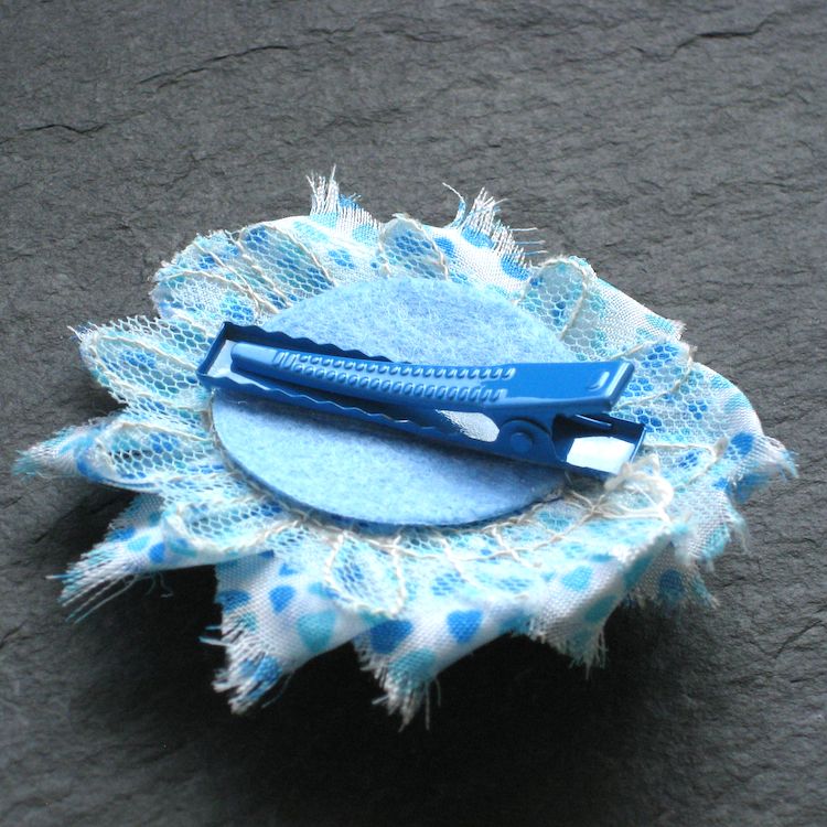 Wowzers Blütenclips - Shabby Chic für Haare & Kleidung - Paisley