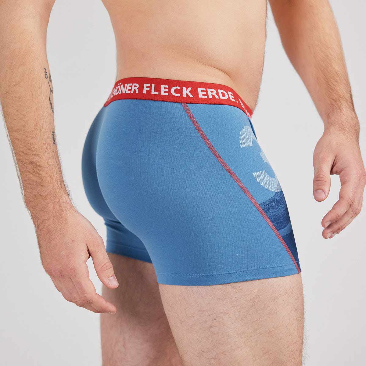 3tuerme-himmelblau-5 ESFE Alpine Bio-Wäsche Herren Boxer in Himmelblau - 3 Türme
