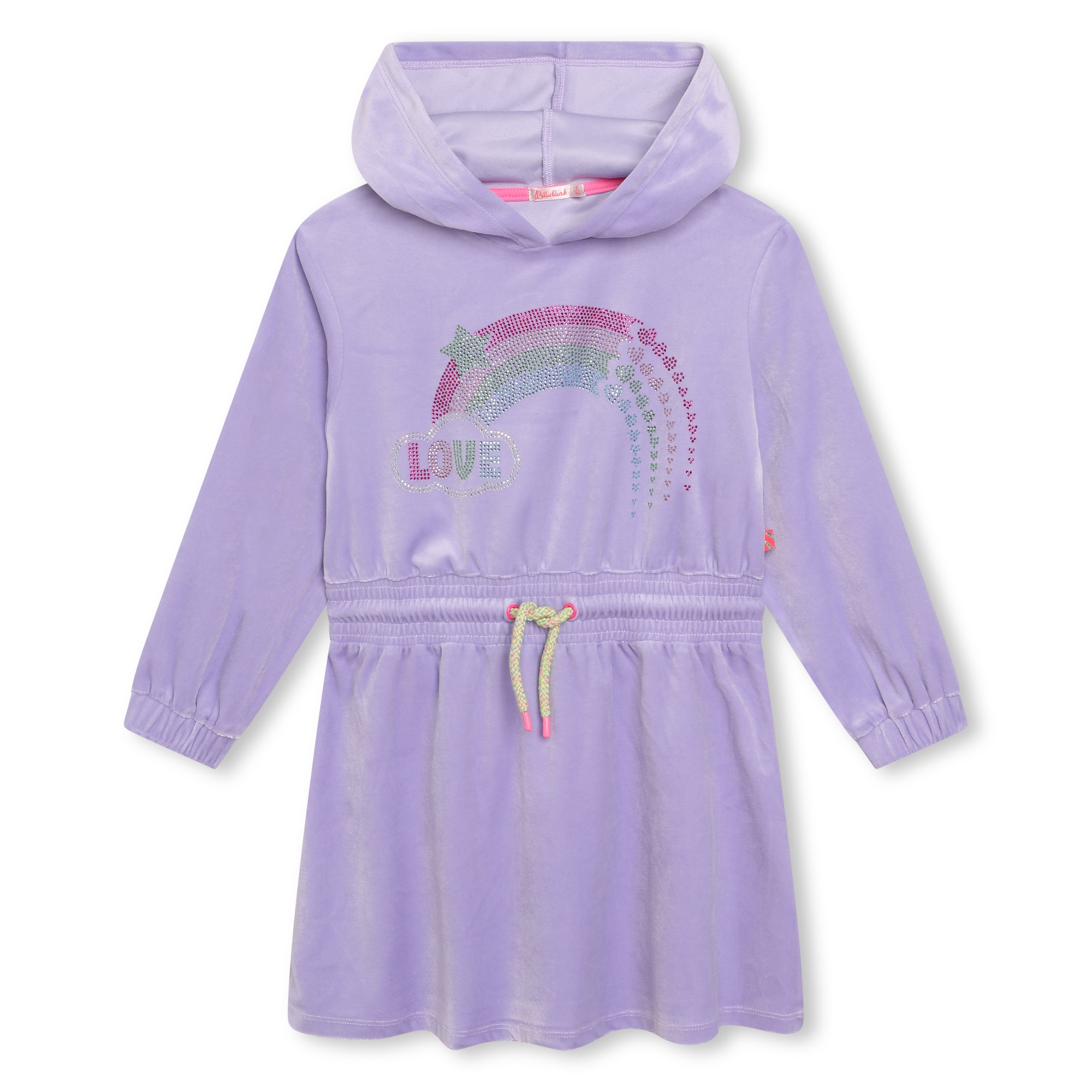 Billieblush Samt Nicki Kleid in Flieder