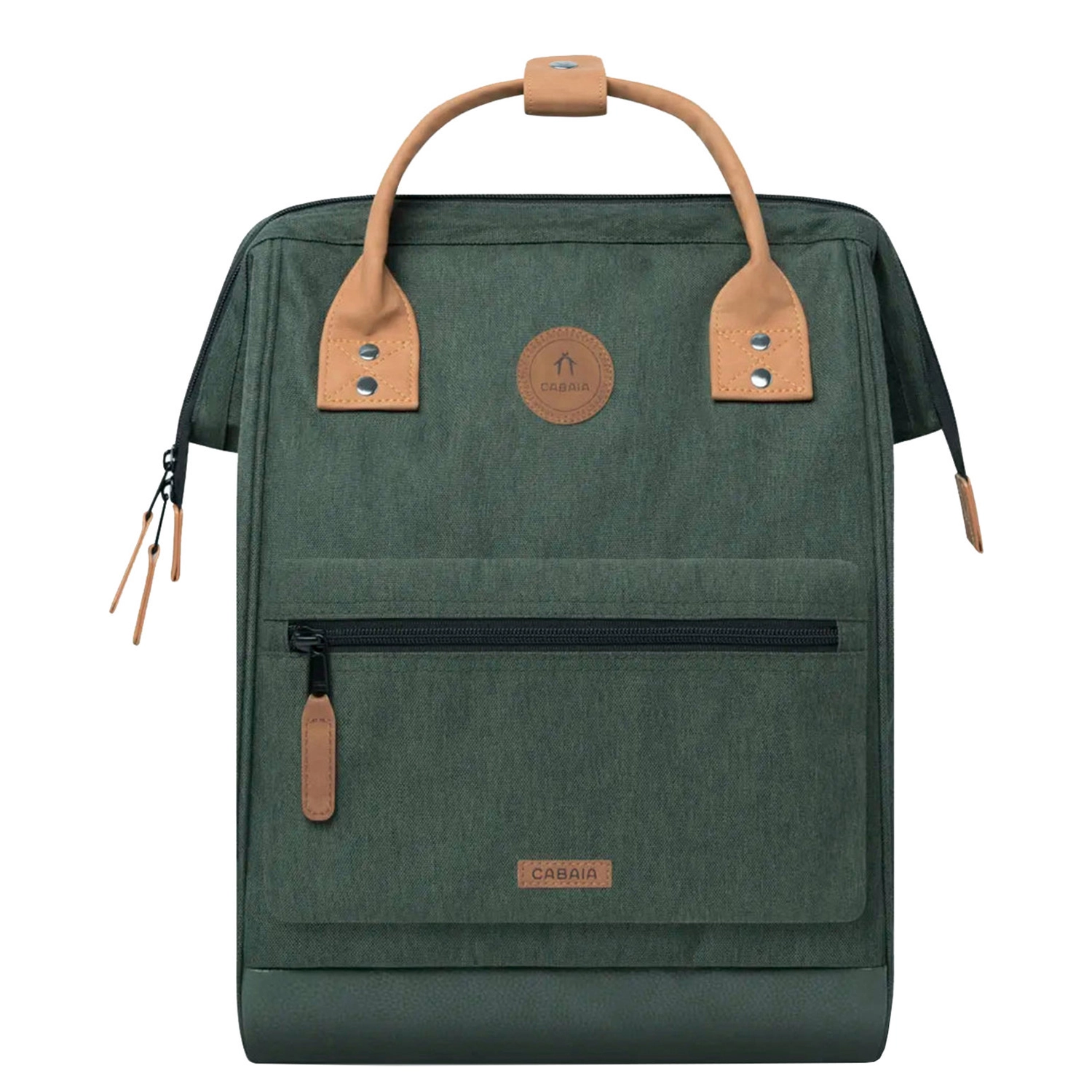 Cabaia Rucksack KUITO Medium mit Laptop-Fach - Adventurer Rucksack in Dunkelgrün