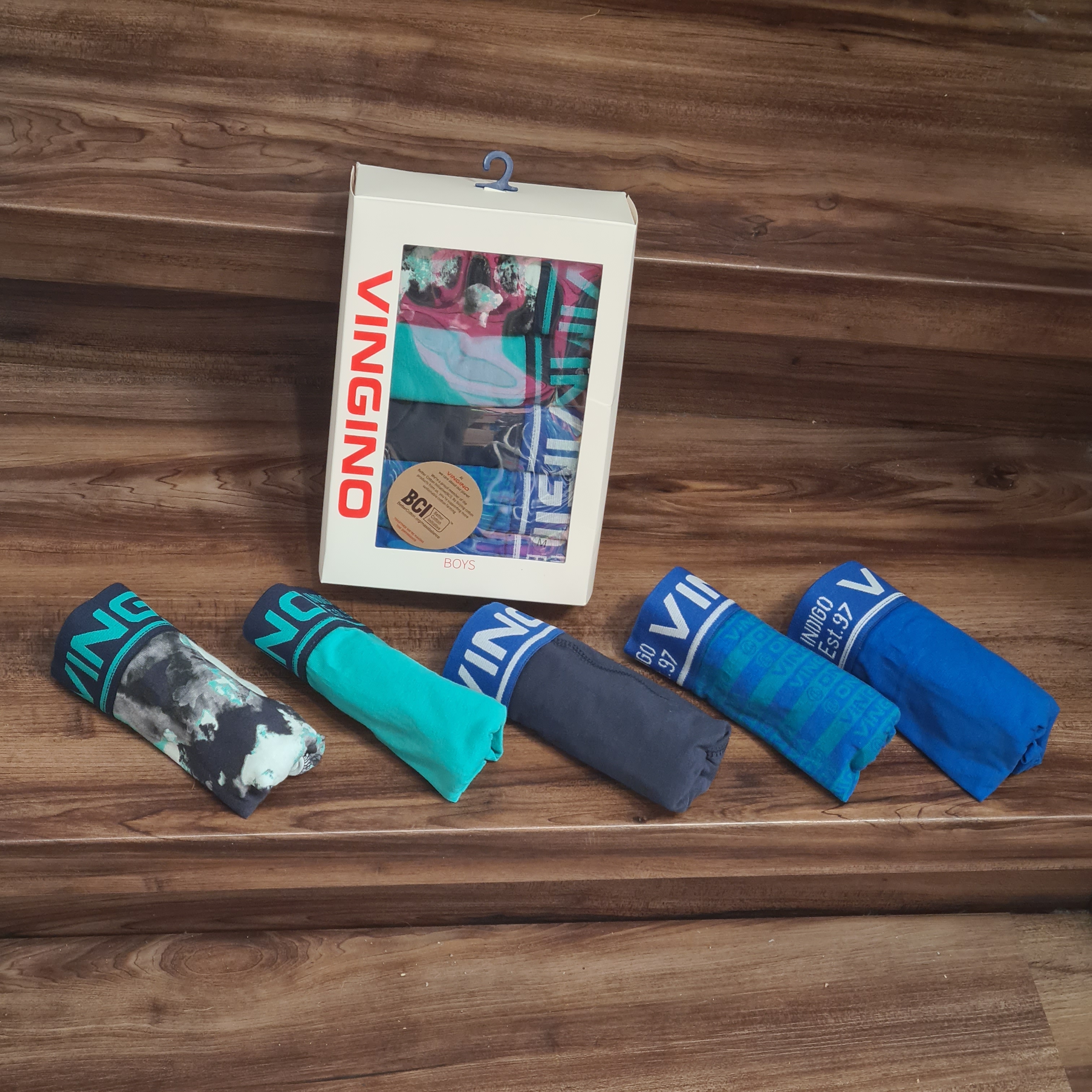 Vingino Unterhosen Boxershort 7er Pack - Lapis Blue
