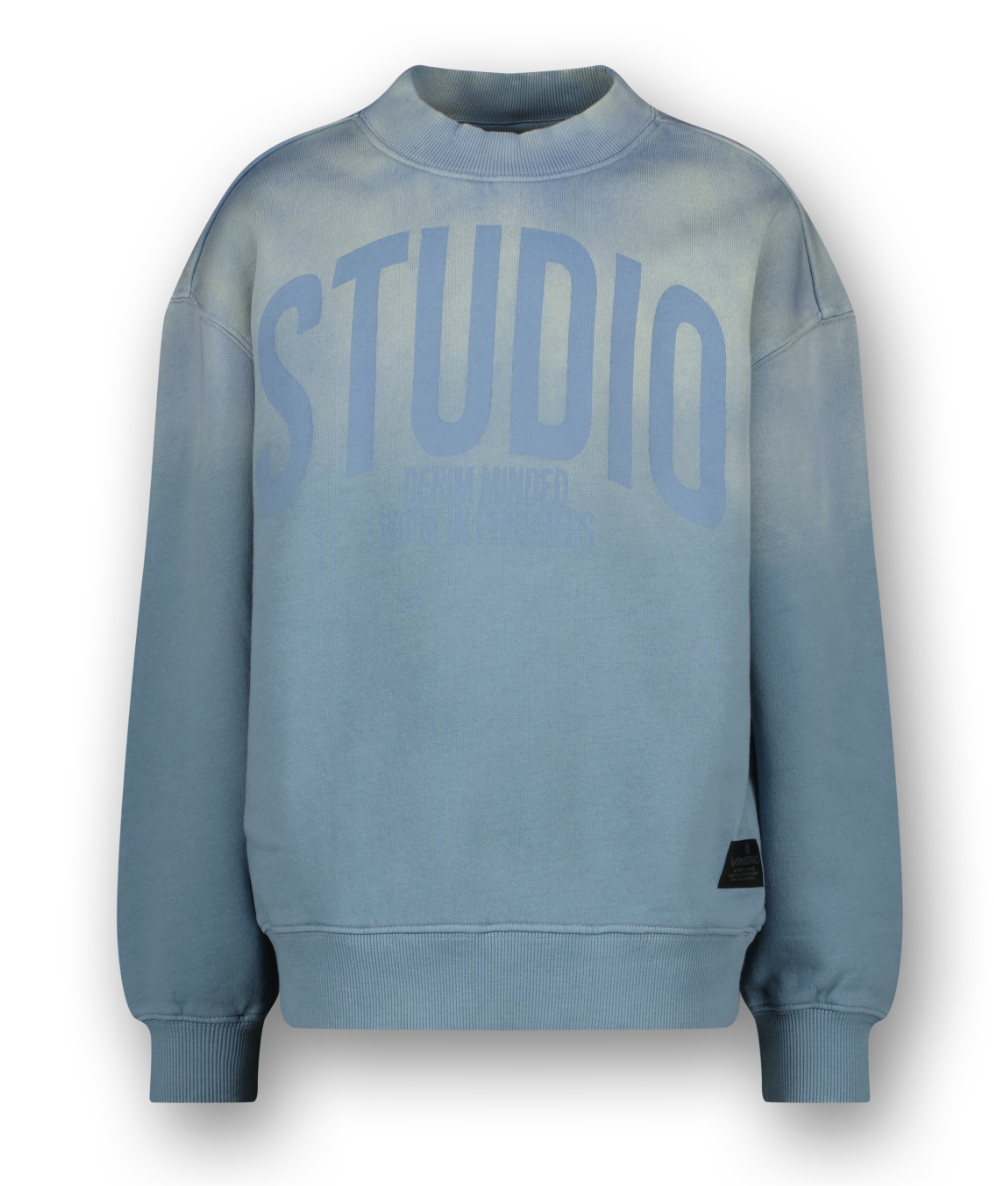 Vingino Sweatshirt Nebras - Lake Blue/Blau verwaschen - SALE Vingino Sweatshirt Nebras - Lake Blue/Blau verwaschen - SALE