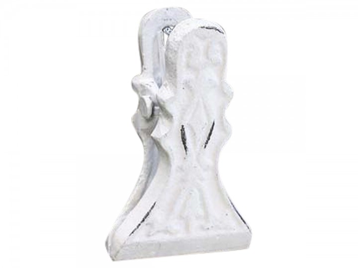 30841-01f Chic Antique Altfranzösischer Klammer Clip in Weiß