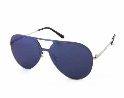 13013-6846-1_large7f7HpIlC0Zqqw C3 Sonnenbrille Málaga - silver/blue