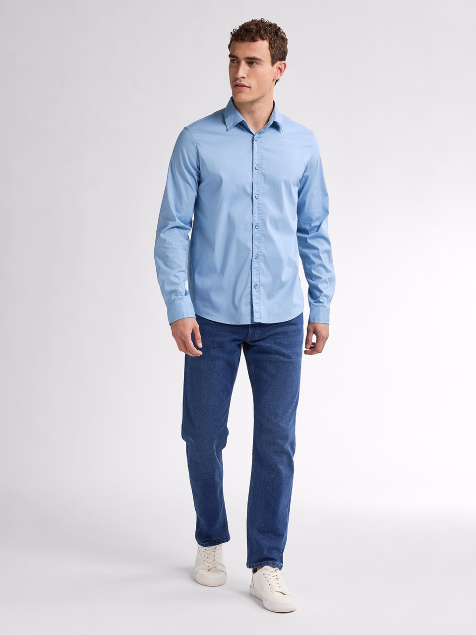 Petrol Industries Hemd in Smokey Hellblau 