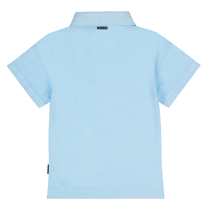 Tumble N Dry Loix Pique Kurzarm Polo Shirt in Hellblau Tumble N Dry Loix Pique Kurzarm Polo Shirt in Hellblau