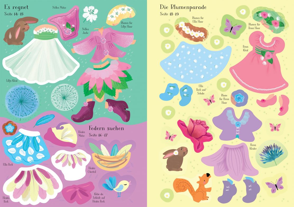 Usborne Mein erstes Anziehpuppen - Stickerbuch Elli, die kleine Elfe Usborne Mein erstes Anziehpuppen - Stickerbuch Elli, die kleine Elfe