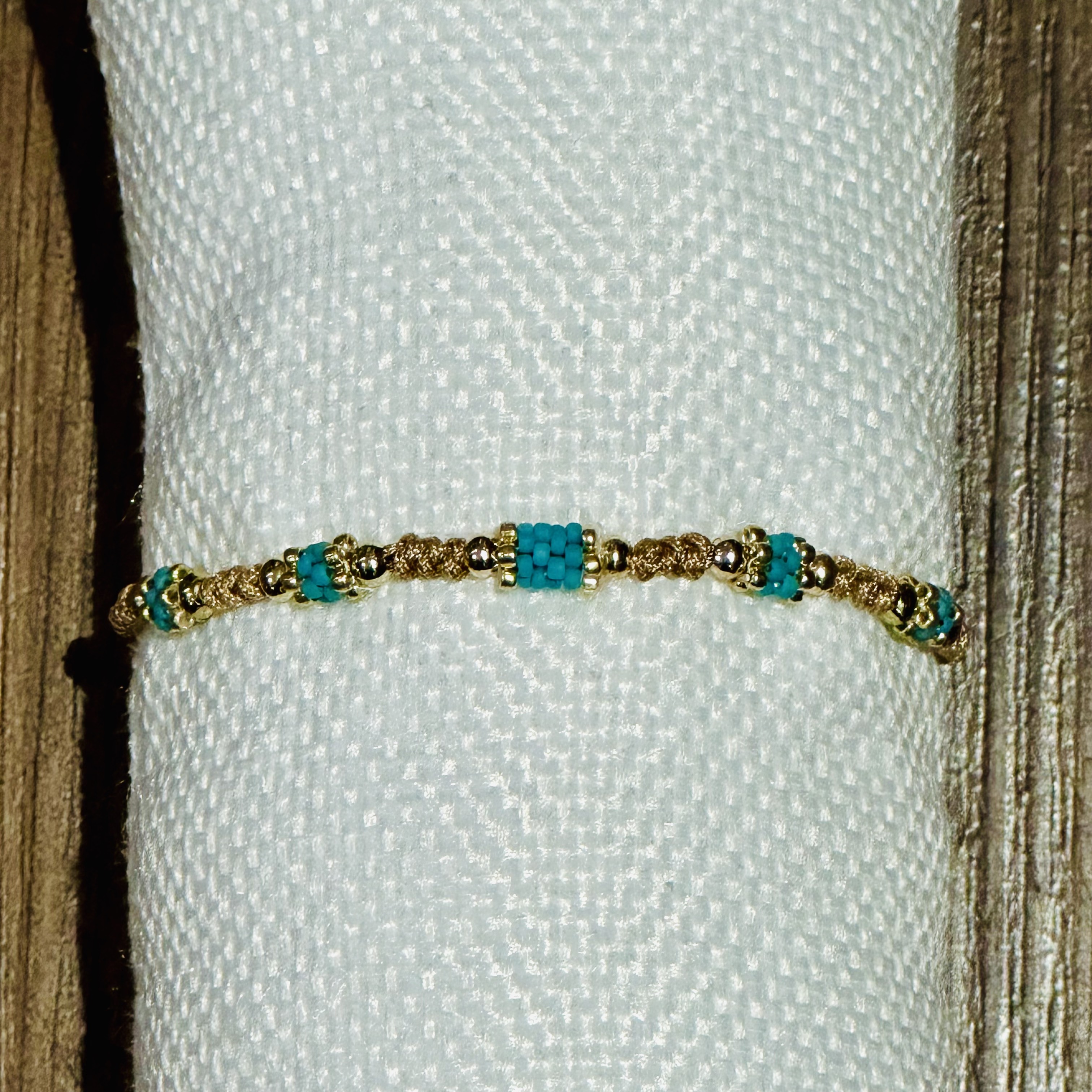 Salty Skin Armbänder - Beige & Türkis - Wählen Sie Ihr Design 