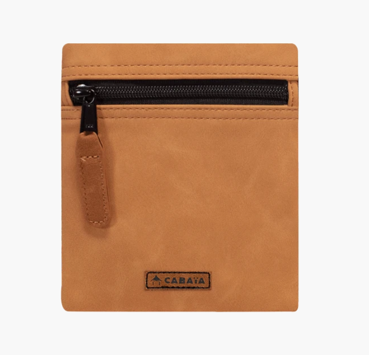 SEITENTASCHE-BOLCHOI Cabaia Seitentasche - BOLCHOI Veganes Leder in Camel braun